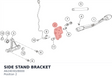 Diagram preview: SIDE STAND BRACKET (A62403028000)