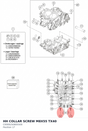 Diagram preview: HH COLLAR SCREW M8X55 TX40 (C0000250805500)