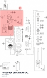 Diagram preview: MONOSOCK UPPER PART CPL. (50181040S1)