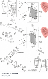 Diagram preview: radiator fan cmpl. (A62635041033)