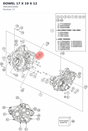 Diagram preview: DOWEL 17 X 19 X 12 (59030024000)
