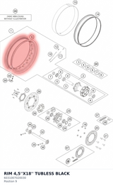 Diagram preview: RIM 4,5''X18'' TUBLESS BLACK (6031007020030)