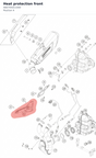 Diagram preview: Heat protection front (A60705011000)