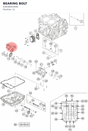 Diagram preview: BEARING BOLT (63638003000)
