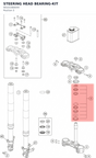 Diagram preview: STEERING HEAD BEARING-KIT (90101080044)