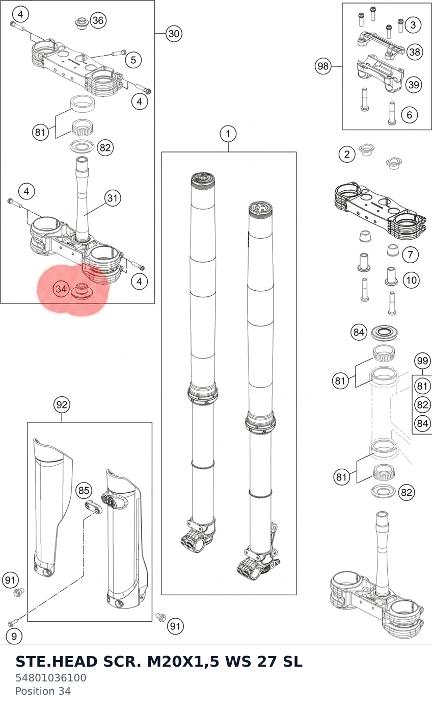 Diagram preview: STE.HEAD SCR. M20X1,5 WS 27 SL (54801036100)