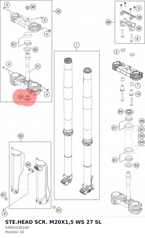 Diagram preview: STE.HEAD SCR. M20X1,5 WS 27 SL (54801036100)