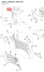 Diagram preview: Latch, compens. tank cpl. (60335066044)