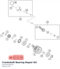 Diagram preview: Crankshaft Bearing Repair Kit (A40530018010)