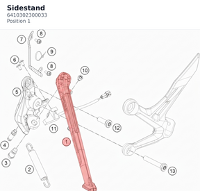 Diagram preview: Sidestand (6410302300033)