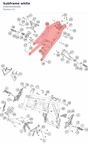 Diagram preview: Subframe white (61603002000AB)