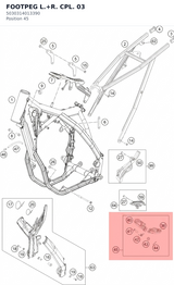 Diagram preview: FOOTPEG L.+R. CPL. 03 (5030314013390)