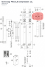 Diagram preview: Screw cap M51x1,5 compression cpl. (48601961S)