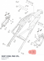 Diagram preview: SEAT COWL PAD CPL. (61907040040)