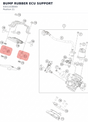 Diagram preview: BUMP RUBBER ECU SUPPORT (93011038000)
