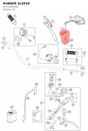Diagram preview: RUBBER SLEEVE (61312040030)