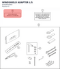 Diagram preview: WINDSHIELD ADAPTER L/S (60408008060)