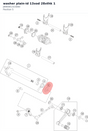 Diagram preview: washer plain-id 13xod 28xthk 1 (J690001315000)