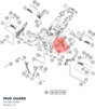 Diagram preview: MUD GUARD (90208073000)