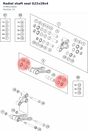 Diagram preview: Radial shaft seal G22x28x4 (0760222842)