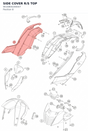 Diagram preview: SIDE COVER  R/S TOP (9010804200047)