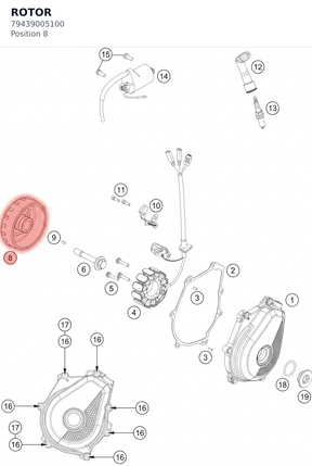 Diagram preview: ROTOR (79439005100)
