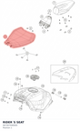 Diagram preview: RIDER´S SEAT (A67407040000)