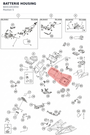Diagram preview: BATTERIE HOUSING (60311053050)