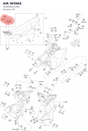 Diagram preview: AIR INTAKE (A58008011000)