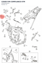 Diagram preview: COVER FIM-COMPLIANCE KTM (A46006006000)