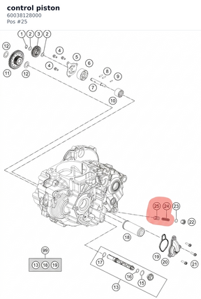 Diagram preview: control piston (60038128000)