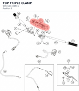 Diagram preview: TOP TRIPLE CLAMP (94501034035C1)