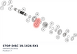 Diagram preview: STOP DISC 19.1X24.5X1 (0690001910002)