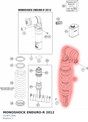 Diagram preview: MONOSHOCK ENDURO-R        2012 (15187L1001)