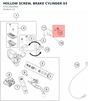 Diagram preview: HOLLOW SCREW, BRAKE CYLINDER 03 (47013025000)