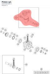 Diagram preview: Piston cpl. (55630307000 II)