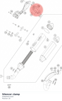 Diagram preview: Silencer clamp (A56005011020)