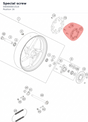 Diagram preview: Special screw (0900008015U0)