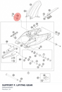 Diagram preview: SUPPORT F. LIFITNG GEAR (69004040000)