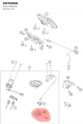 Diagram preview: ANTENNA (63511066020)