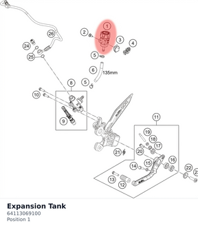 Diagram preview: Expansion Tank (64113069100)