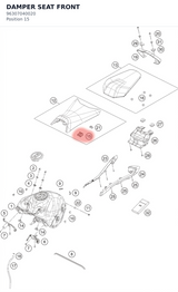 Diagram preview: DAMPER SEAT FRONT (96307040020)