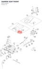 Diagram preview: DAMPER SEAT FRONT (96307040020)