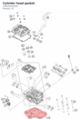 Diagram preview: Cylinder head gasket (C90030036300)