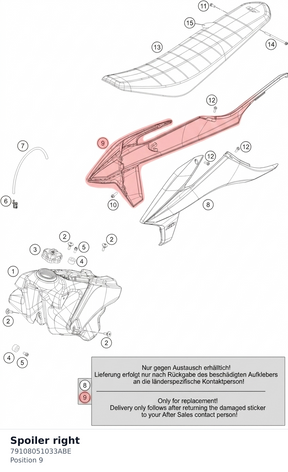Diagram preview: Spoiler right (79108051033ABE)
