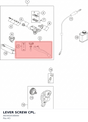 Diagram preview: LEVER SCREW CPL. (A63402038000)