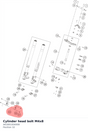Diagram preview: Cylinder head bolt M4x8 (A61801004008)
