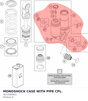 Diagram preview: MONOSHOCK CASE WITH PIPE CPL. (36120858S1)