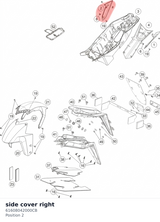 Diagram preview: side cover right (61608042000CB)