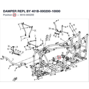 DAMPER REPL BY 401B-000200-10000 product image